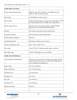 Preview for 10 page of Emerson OPM4001 Installation And Operation Manual