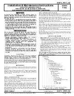 Preview for 1 page of Emerson P159A Series Installation & Maintenance Instructions