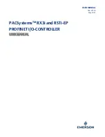 Предварительный просмотр 1 страницы Emerson PACSystems RX3i User Manual