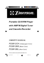 Emerson PD3812BK Owner'S Manual preview