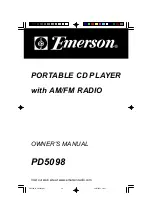 Emerson PD5098 Owner'S Manual preview