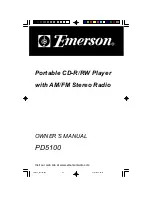 Emerson PD5100 Owner'S Manual preview