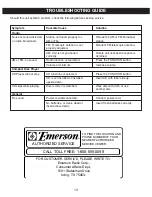 Preview for 14 page of Emerson PD5812 Owner'S Manual