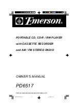 Emerson PD6517 Owner'S Manual preview