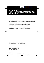 Emerson PD6537 Owner'S Manual preview