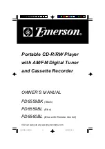 Emerson PD6559BK Owner'S Manual preview