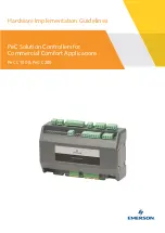 Emerson PeC C100 Hardware Implementation Manuallines preview