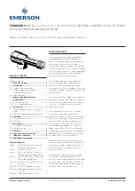 Emerson Penberthy LL Installation, Operation And Maintenance Instructions preview