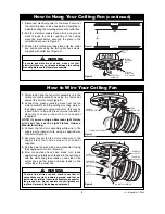 Preview for 8 page of Emerson PRIMA SNUGGER CF905BS00 Owner'S Manual