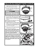 Preview for 10 page of Emerson PRIMA SNUGGER CF905BS00 Owner'S Manual