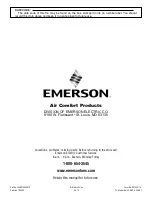 Предварительный просмотр 24 страницы Emerson PRO CF710BS03 Owner'S Manual