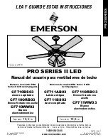 Предварительный просмотр 25 страницы Emerson PRO CF710BS03 Owner'S Manual