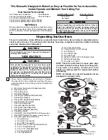 Preview for 3 page of Emerson RAPHAEL CF2605PW00 Owner'S Manual