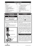 Preview for 2 page of Emerson RCBT100 Owner'S Manual