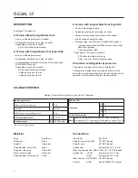 Preview for 2 page of Emerson REGAL 3F Instruction Manual