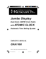 Emerson Research CKA1100 Owner'S Manual preview