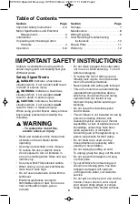 Preview for 2 page of Emerson RIDGID AM2286 Owner'S Manual