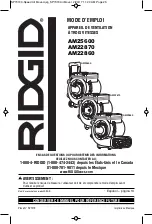 Preview for 25 page of Emerson RIDGID AM2286 Owner'S Manual