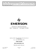 Preview for 36 page of Emerson RIPTIDE CF605BQ00 Owner'S Manual