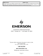 Preview for 72 page of Emerson RIPTIDE CF605BQ00 Owner'S Manual