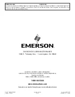 Preview for 108 page of Emerson RIPTIDE CF605BQ00 Owner'S Manual