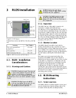 Предварительный просмотр 14 страницы Emerson RLDS Installation And Operation Manual