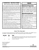 Предварительный просмотр 2 страницы Emerson Rosemount 1181ORP TRANSMITTER Instruction Manual