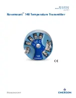 Предварительный просмотр 1 страницы Emerson Rosemount 148 Reference Manual