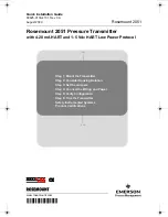 Emerson Rosemount 2051 Quick Installation Manual preview