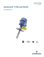 Preview for 1 page of Emerson Rosemount 2130 Reference Manual