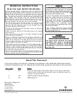 Preview for 2 page of Emerson Rosemount 226 Instruction Manual