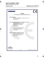 Preview for 35 page of Emerson Rosemount 3051S Series Quick Installation Manual