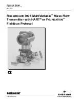 Emerson Rosemount 3095 Reference Manual preview