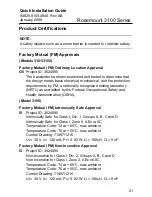 Preview for 21 page of Emerson Rosemount 3100 Series Quick Installation Manual