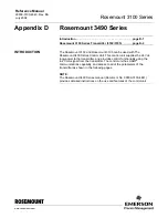 Preview for 105 page of Emerson Rosemount 3100 Series Reference Manual