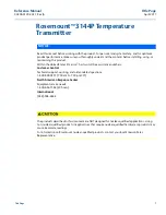 Preview for 9 page of Emerson Rosemount 3144P Reference Manual