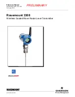 Preview for 1 page of Emerson Rosemount 3308 Reference Manual