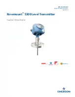 Предварительный просмотр 1 страницы Emerson Rosemount 5300 Series Reference Manual