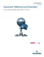 Emerson Rosemount 5600 Series Reference Manual preview