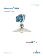 Предварительный просмотр 1 страницы Emerson Rosemount 5900S Series Reference Manual