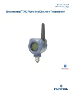 Предварительный просмотр 1 страницы Emerson Rosemount 702 Reference Manual