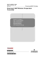 Preview for 1 page of Emerson Rosemount 848T Quick Installation Manual