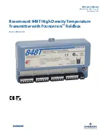 Preview for 1 page of Emerson Rosemount 848T Reference Manual