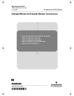 Предварительный просмотр 1 страницы Emerson Rosemount 8700 Series Manual Supplement