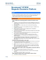 Preview for 11 page of Emerson Rosemount 8750W Reference Manual