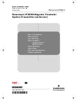 Предварительный просмотр 1 страницы Emerson Rosemount 8750WA Quick Installation Manual