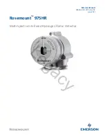 Предварительный просмотр 1 страницы Emerson Rosemount 975HR Reference Manual