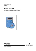 Emerson Rosemount Analytical CAT 100 Instruction Manual preview