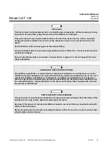 Preview for 11 page of Emerson Rosemount Analytical CAT 100 Instruction Manual