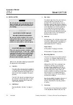 Preview for 32 page of Emerson Rosemount Analytical CAT 100 Instruction Manual